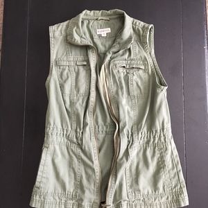 Merona Army Green Vest